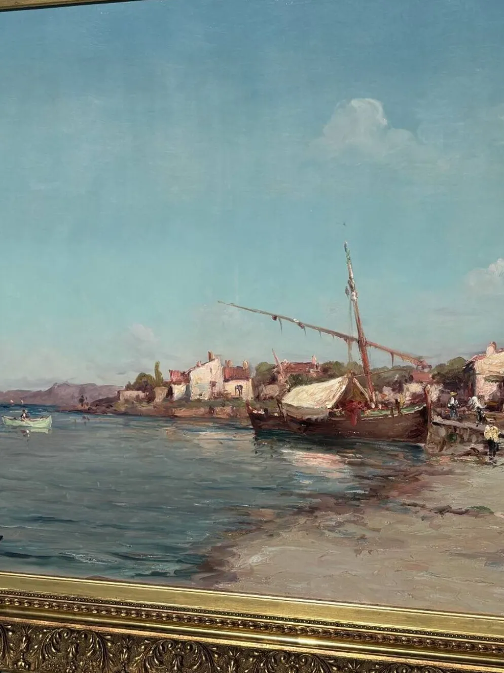 Grand tableau marine de Émile Godchaux