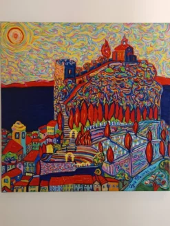 Grand tableau original d’Igor Marceau (1999) – 
