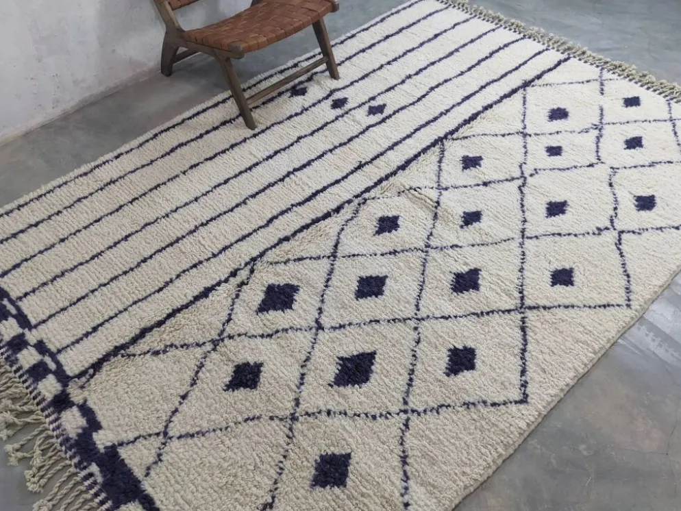 Grand tapis Beni Ouarain, 295 x 210 cm