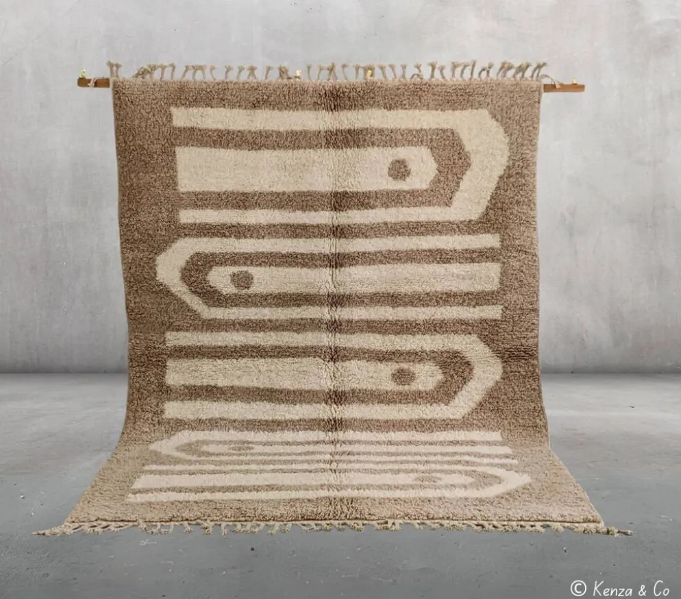 Grand tapis beni ouarain, 280 x 205 cm