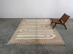 Grand tapis beni ouarain, 280 x 205 cm