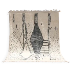 Grand tapis Beni Ouarain, 292 x 212 cm - G1024