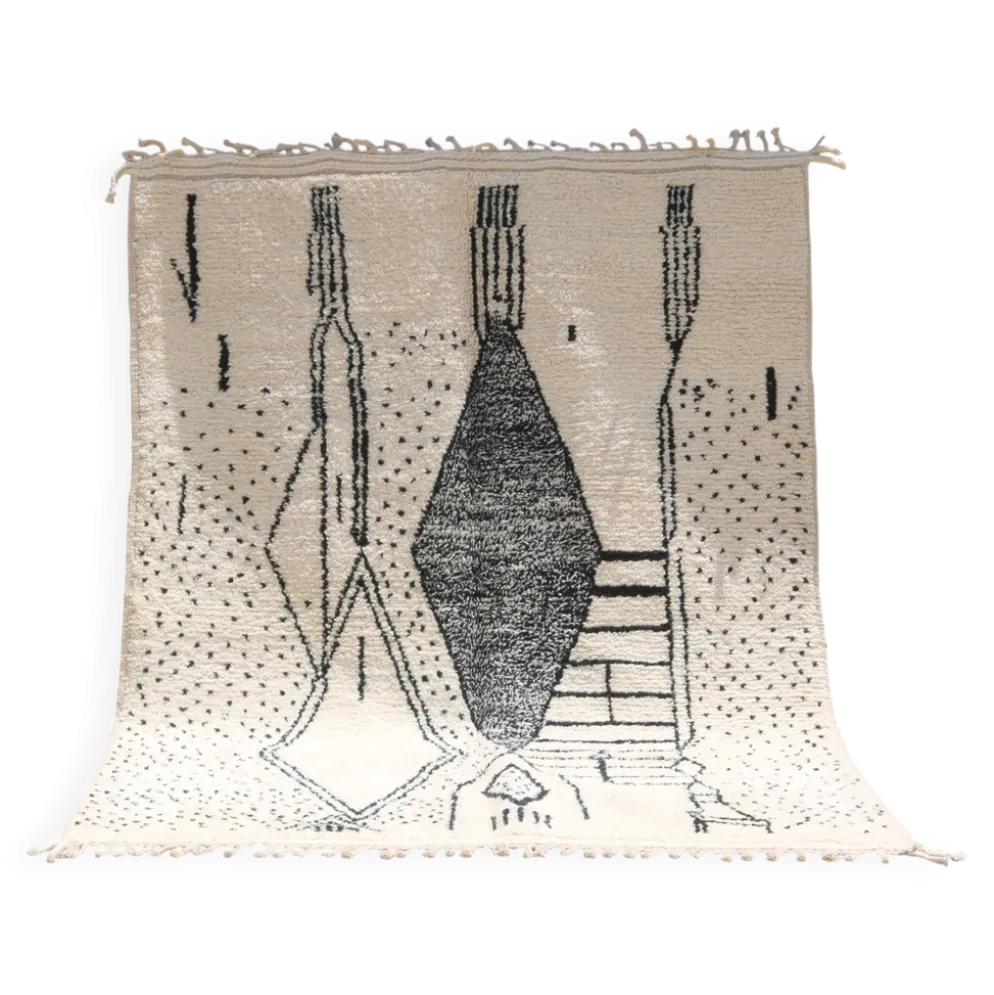 Grand tapis Beni Ouarain, 292 x 212 cm - G1024
