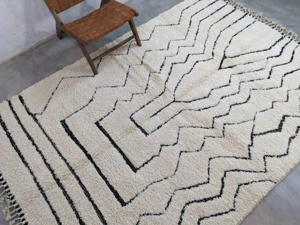 Grand tapis Beni Ouarain, 290 x 202 cm || 9,51 x 6,63 pieds, G-262