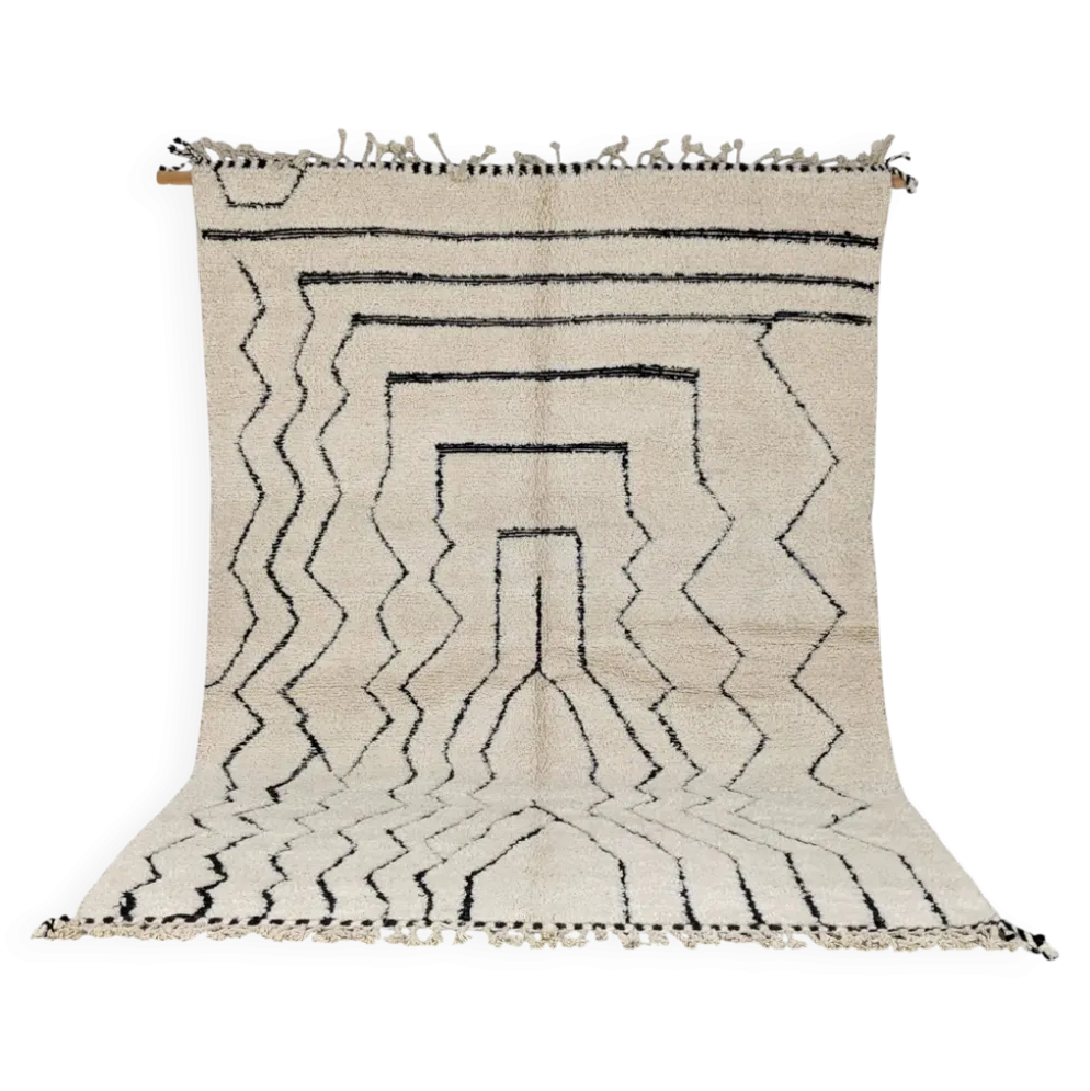 Grand tapis Beni Ouarain, 290 x 202 cm || 9,51 x 6,63 pieds, G-262