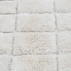 Grand tapis bérbere en laine pure traditionnelle artisanale taille 3/4 m