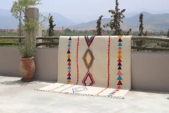 Grand tapis coloré fait main, 285 x 200 cm - G1028