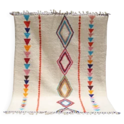 Grand tapis coloré fait main, 285 x 200 cm - G1028