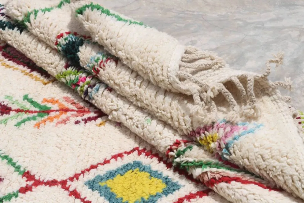 Grand tapis coloré fait main, 300 x 205 cm - G1033