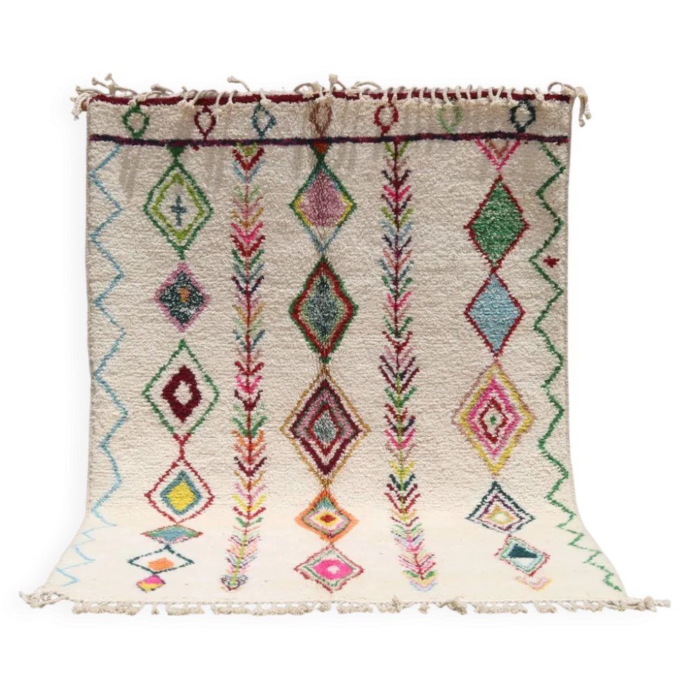 Grand tapis coloré fait main, 300 x 205 cm - G1033