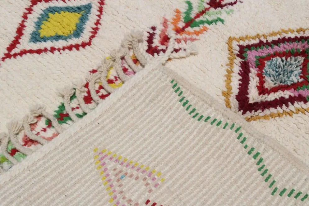 Grand tapis coloré fait main, 300 x 205 cm - G1033