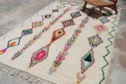 Grand tapis coloré fait main, 300 x 205 cm - G1033