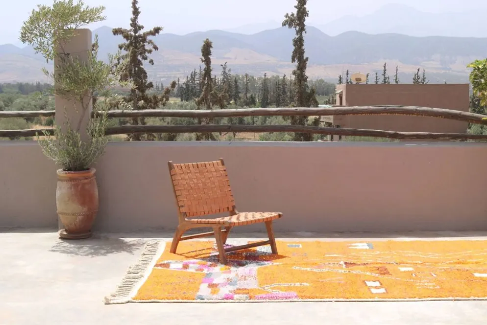 Grand tapis coloré fait main, 305 x 200 cm - G1020