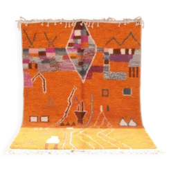 Grand tapis coloré fait main, 305 x 200 cm - G1020