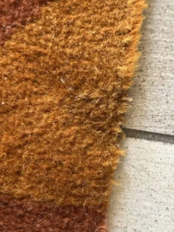Grand tapis géométrique années 70 scandinave Space Age