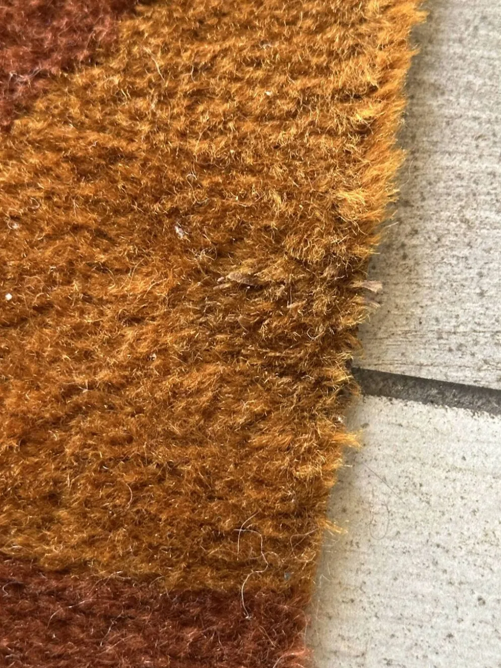 Grand tapis géométrique années 70 scandinave Space Age