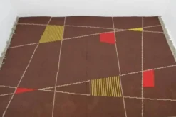 Grand tapis ou moquette à motif géométrique, 1959
