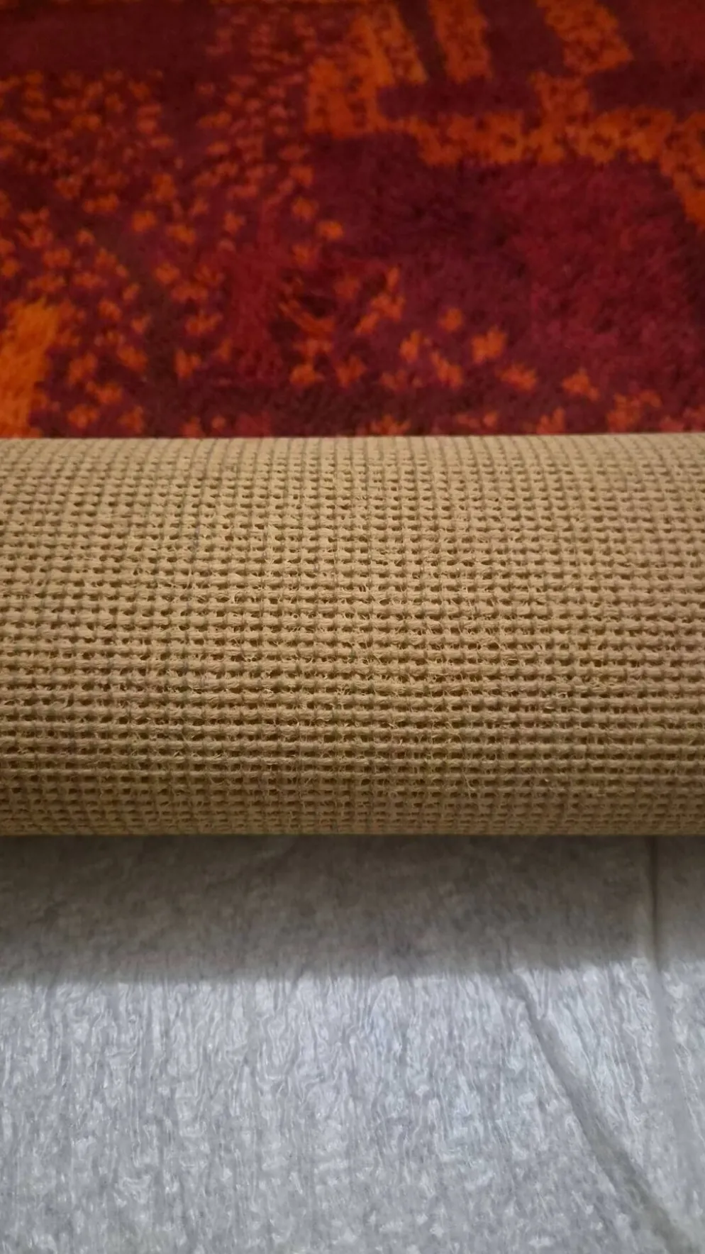 Grand tapis vintage France Tapis années 70 – 100 % pure laine – 200 × 300