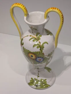 Grand vase à anse céramique Italie