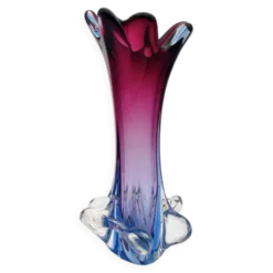 Grand Vase Fratelli Toso Sommerso Polychrome 34cm 2.66kg Design