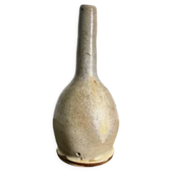Grand vase soliflore en grès vintage