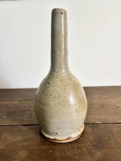 Grand vase soliflore en grès vintage