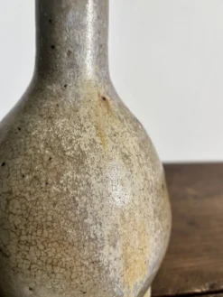 Grand vase soliflore en grès vintage
