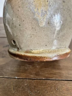 Grand vase soliflore en grès vintage