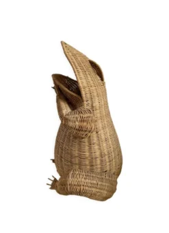 Grenouille en osier par Olivier Cajan