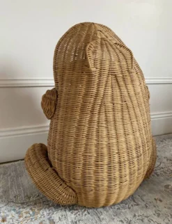 Grenouille en osier par Olivier Cajan