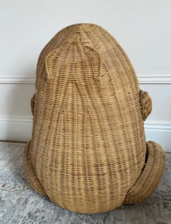 Grenouille en osier par Olivier Cajan