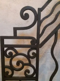 Grilles portail portes anciennes fer forgé XX° Art Déco