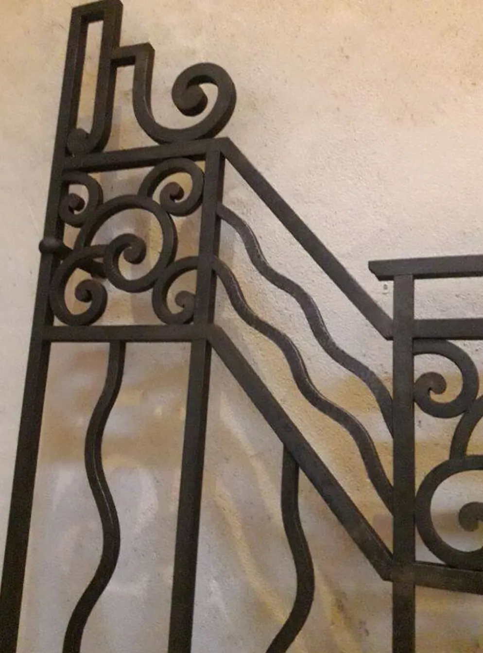 Grilles portail portes anciennes fer forgé XX° Art Déco