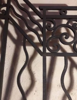 Grilles portail portes anciennes fer forgé XX° Art Déco