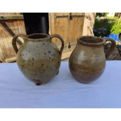 2 grés émaillés des années 60