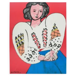 Henri matisse : la blouse roumaine, lithographie signée