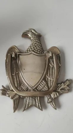 Heurtoir de Porte/Aigle royal Américain. En laiton massif. Dim 15 x 10