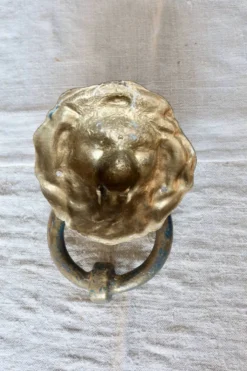 Heurtoir de porte vintage — Tête de lion