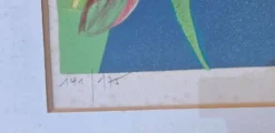 Hilaire Camille Grande Lithographie Couleur Originale Signée Et Numérotée