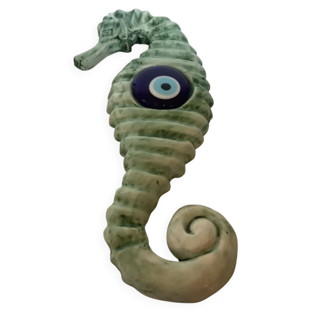 Hippocampe en céramique