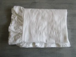 Housse d'édredon ancienne broderie de jours – 122 x 110 cm