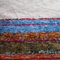 Housse de cousin artisanale tissé main en coton recyclé