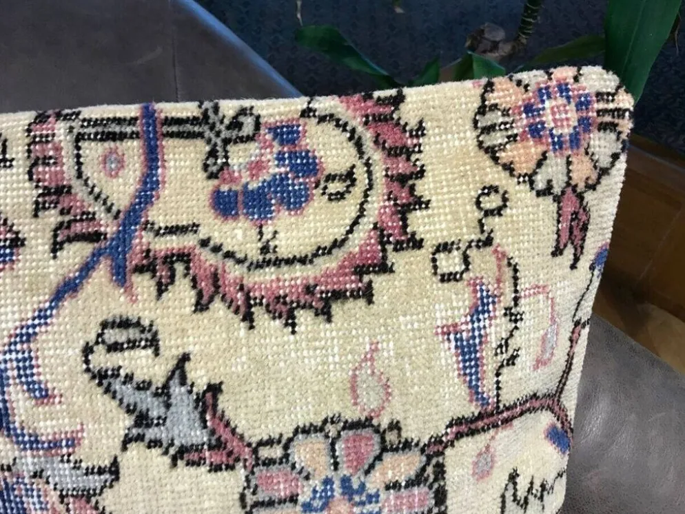 Housse de coussin artisanale bohème