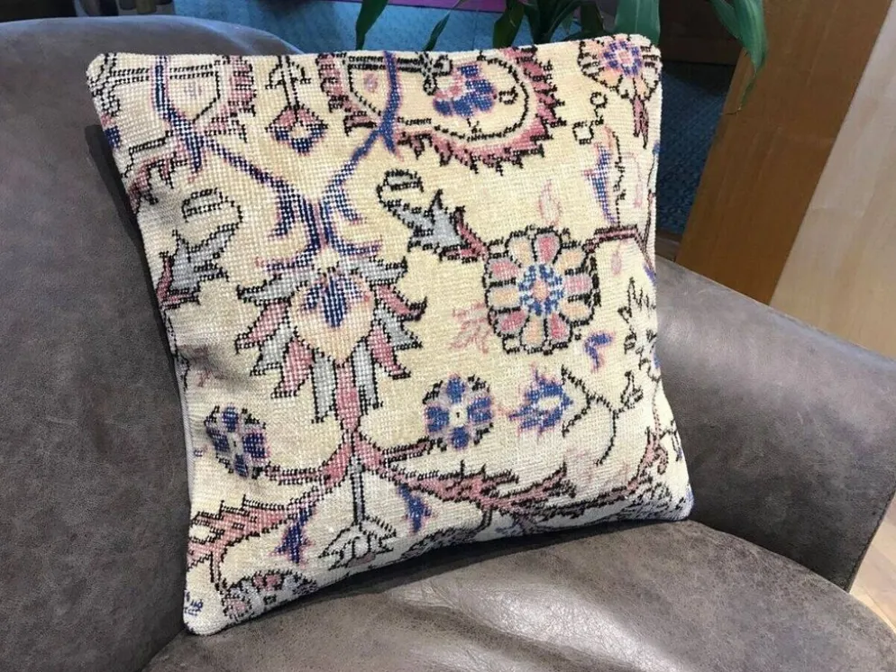 Housse de coussin artisanale bohème