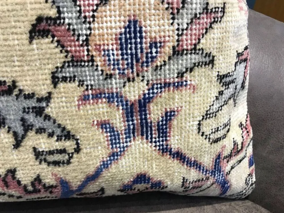 Housse de coussin artisanale bohème