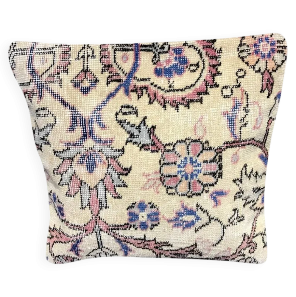 Housse de coussin artisanale bohème