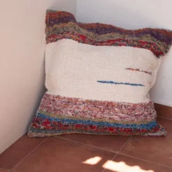 Housse de coussin artisanale - tissée main