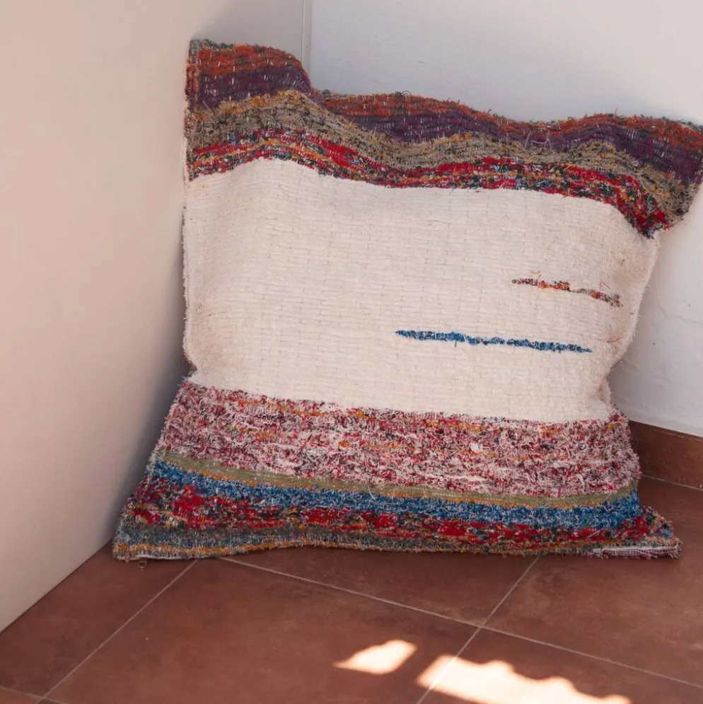 Housse de coussin artisanale - tissée main