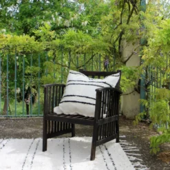Housse de coussin artisanale - tissée main