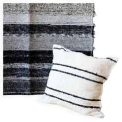 Housse de coussin artisanale - tissée main